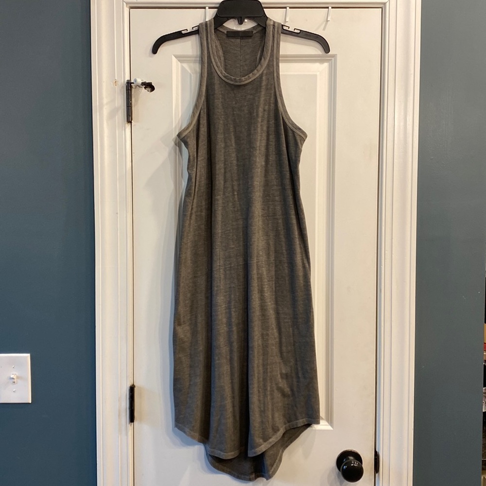 KES Racer Back Tank Dress in Graphite - Picture 2 of 6